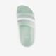 Meisjes badslippers met glitters mintgroen