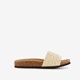 Dames bio slippers beige