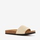 Dames bio slippers beige