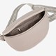 Dames schoudertas met print taupe