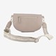 Dames schoudertas met print taupe