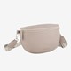 Dames schoudertas met print taupe