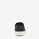ECCO leren heren instappers donkerblauw wit