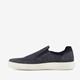 ECCO leren heren instappers donkerblauw wit