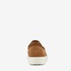 ECCO leren heren instappers cognac wit