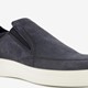 ECCO leren heren instappers donkerblauw wit
