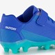 Kinder voetbalschoenen FG blauw groen