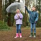 Kinder regenjas paars