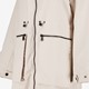 Dames parka zomerjas lichtgrijs