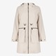 Dames parka zomerjas lichtgrijs