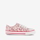 Meisjes gympen met print roze rood