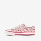 Meisjes gympen met print roze rood