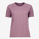 Dames seamless sport T-shirt paars