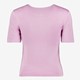 Cropped dames sport T-shirt roze