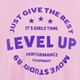 Cropped meisjes sport T-shirt roze