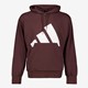 M BL FT heren hoodie bordeaux rood