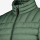 Licht gewatteerde heren outdoor jas groen