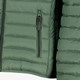 Licht gewatteerde heren outdoor jas groen