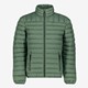 Licht gewatteerde heren outdoor jas groen