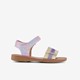 Meisjes sandalen metallic paars