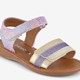 Meisjes sandalen metallic paars
