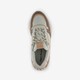 Dames dad sneakers beige roze