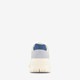 Dames dad sneakers wit denim