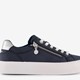 S.Oliver dames sneakers blauw zilver