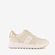 Dames sneakers goud beige