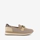 Dames instappers taupe