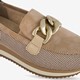 Dames instappers taupe