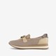 Dames instappers taupe