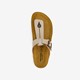 Dames bio teenslippers beige