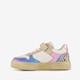 Leren meisjes sneakers metallic