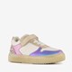 Leren meisjes sneakers metallic