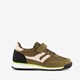 Jongens sneakers legergroen zwart