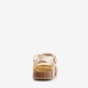 Meisjes bio sandalen goud roze