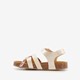 Meisjes bio sandalen goud roze