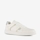 Metallic dames sneakers wit zilver