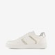 Metallic dames sneakers wit zilver