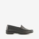 Leren dames mocassins zwart