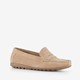 Suède dames mocassins beige