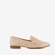 Dames loafers met studs beige