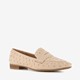 Dames loafers met studs beige