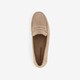 Suède dames mocassins beige