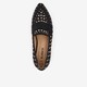 Dames loafers met studs zwart