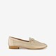 Dames loafers goudkleurig