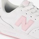 BB80 leren dames sneakers wit roze