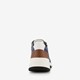 Leren heren sneakers met rits