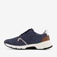 Leren heren sneakers met rits